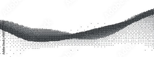 Game pixel with fade and dot for dither or videogame. Bit gradient with arcade and bitmap and pixel. Game fade white and wallpaper gradation duotone with vector halftone bw for dithering retro.