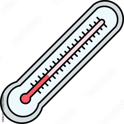 Clinical Thermometer Medical Illustration