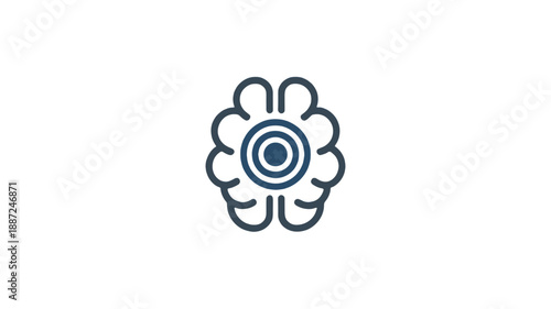 A creative brain icon representing intelligence and cognitive function.
