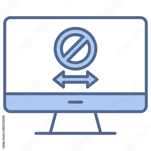 Digital Detox Blue Icon