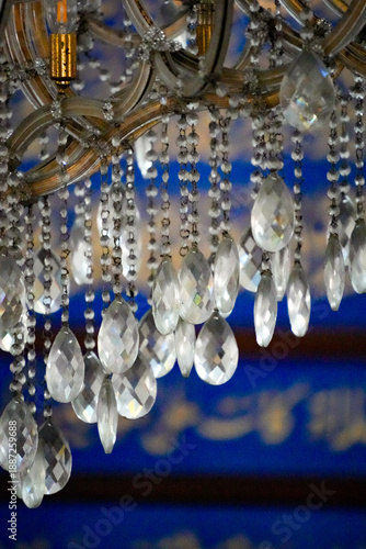 Wallpaper Mural Chandelier design showing crystals in Fuvahmulah Male Islamic Centre Mosque in Maldives Torontodigital.ca