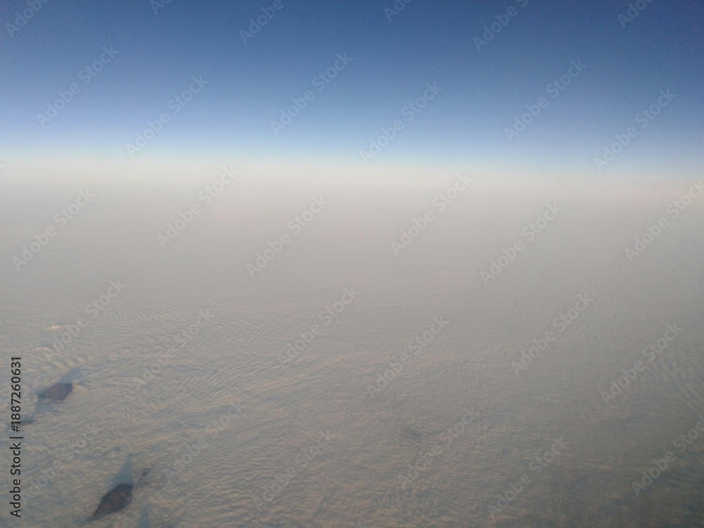 Obraz premium aerial view of the clouds