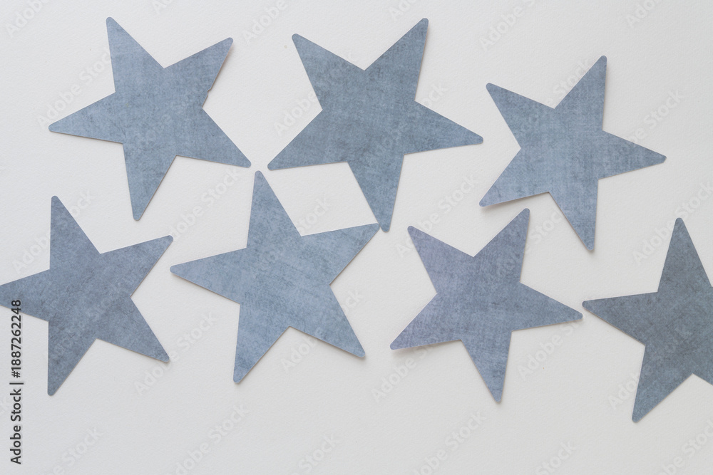 Obraz premium gray blue stars