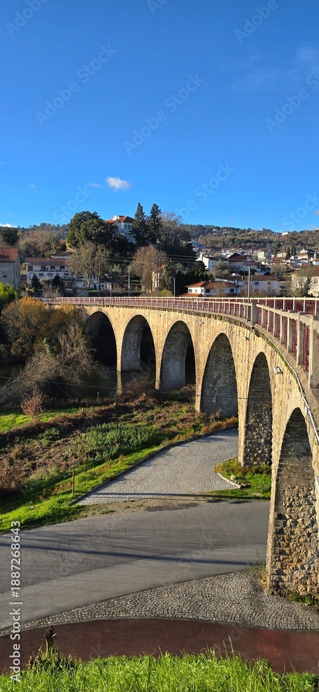 Fototapeta premium Vouga Greenway Bridge