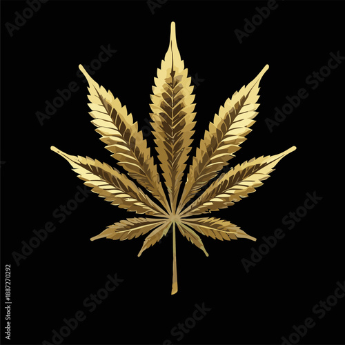 cool gold colored marijuana image