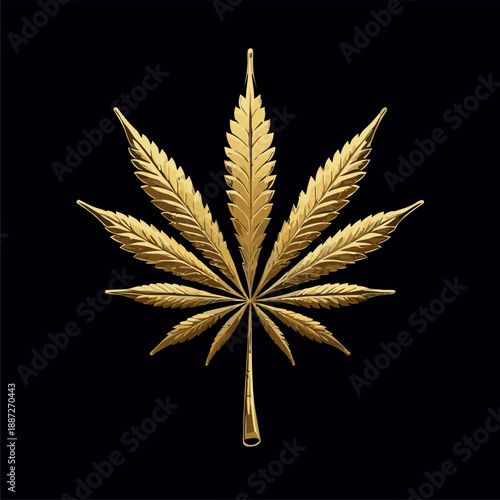 cool gold colored marijuana image