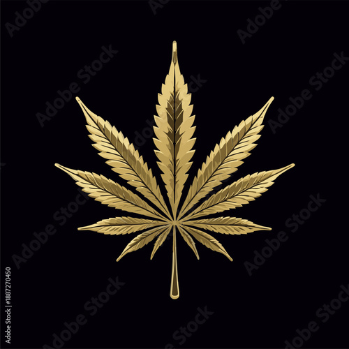 cool gold colored marijuana image