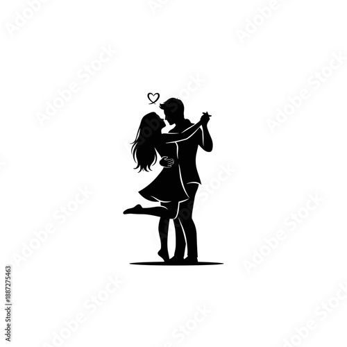 Couple Dancing Together.