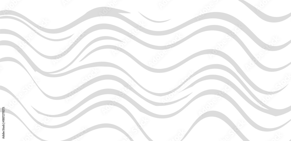Obraz premium Wavy lines pattern illustration showcasing flowing curves and abstract design elements in a serene environment from a straightforward viewpoint