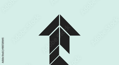 Upward Arrow Graphic Symbol