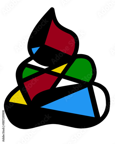 Poop cubista.