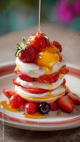 Creative Sweet and Savory Dessert Background