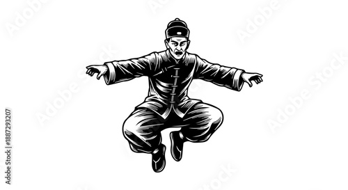 Black and white line art illustration of a male baseball catcher in a crouched stance