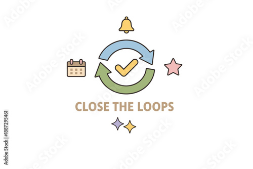 Close the loops: workflow optimization with cycles, alerts, and completion icons