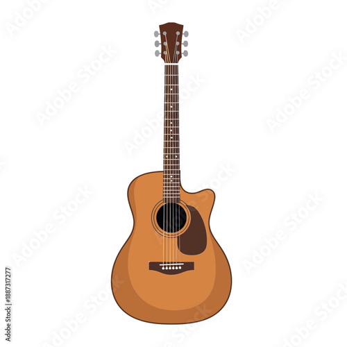 Acoustic Guitar Illustration