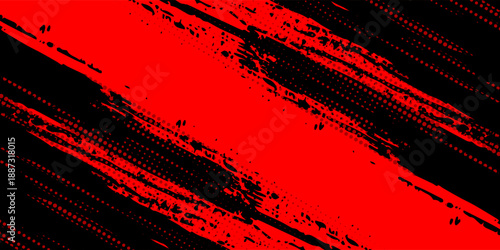 Halftone dots red and blue color pattern gradient grunge texture background. Dot pop art comic sport style vector illustration.eps,10