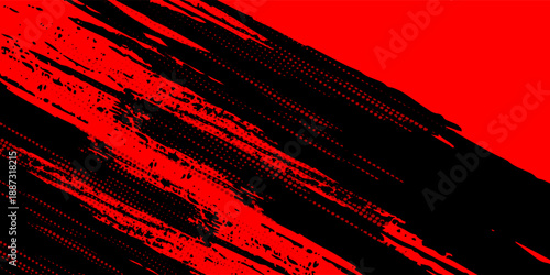 Halftone dots red and blue color pattern gradient grunge texture background. Dot pop art comic sport style vector illustration.eps,10