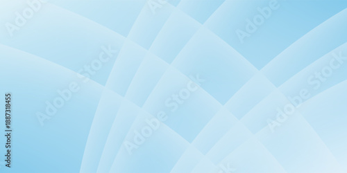 Abstract background featuring smooth and flowing blue wave shapes on a clean white backdrop. This minimalist and elegant design