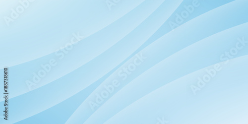 Abstract background featuring smooth and flowing blue wave shapes on a clean white backdrop. This minimalist and elegant design