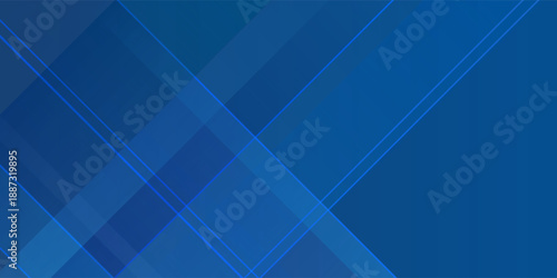 Blue background with abstract box rectangle geometric shapes modern element for banner, presentation design and flyer.eps 10