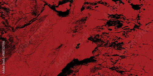 High-resolution red and black grunge background with intense texture effects