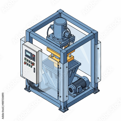 Industrial Packaging Machine with Automated Control System.