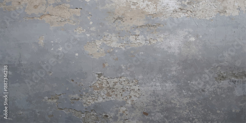 A grunge abstract backdrop featuring a rough textured grey concrete wall blended with a dirty rusty metal surface and weathered stone patterns