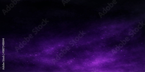 A dark abstract universe background featuring a purple and blue nebula with bright stars and fantasy galaxy textures for a cosmic science illustration