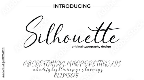 Silhouette - Elegant Script Font for Smooth Handwritten Design and Creative Typography