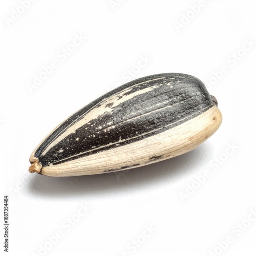Wallpaper Mural Isolated sunflower seed, close-up, shell details visible, on a plain white background Torontodigital.ca