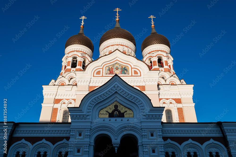 Obraz premium Alexander Nevsky Cathedral in Tallinn Old Town, Estonia
