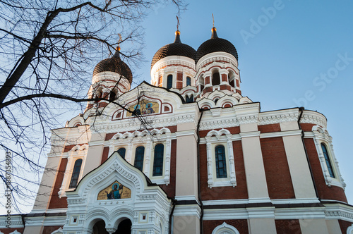 Alexander Nevsky Cathedral in Tallinn Old Town, Estonia