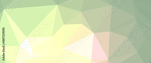 Light Green, Yellow vector abstract mosaic background. Shining polygonal illustration, which consist of triangles. Template for cell phone's backgrounds.