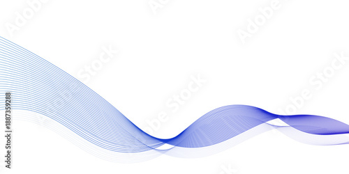 Blue purple and pink color combination wave lines. Simple design. Simple colorfull lines. Vector illustration