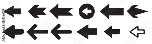 black arrows modern simple arrows 