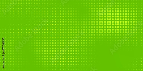 Dots halftone yellow and green combination color pattern gradient