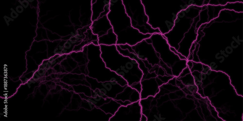 Lightning Strikes Amidst Heavy Rainfall and Dark Storm Clouds. Mesmerizing streaks of vibrant white lightning crackle across the night sky, illuminating the darkness with raw power and fleeting beauty