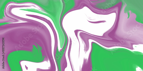 Abstract flowing liquid curve line in black and pink metallic. The texture of mix color and black marble pattern modern style Liquid background. Creative swirled or curve of oil paint for marble 