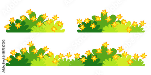 green grass illustration, sustainable grass nature, grass design in flat style	