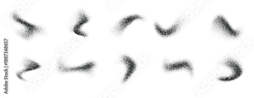 black powder splashes collection grunge grain spray texture