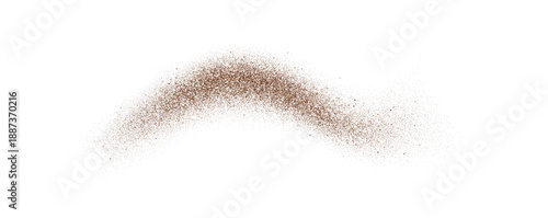 coffee cocoa or chocolate powder particles brown dust or