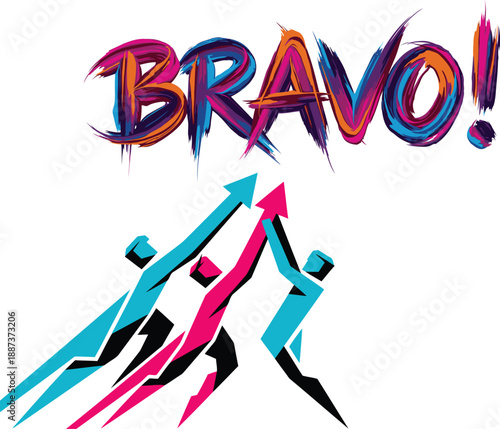 BRAVO! Teamwork & Success: Dynamic Collaboration Driving Upward Growth & Achievement. Celebrating Excellence.