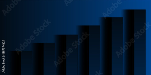 Abstract blue modern background. Vector Illustration eps10