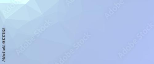 Blue polygonal abstract illustration abstract geometric triangular pattern background with gradient