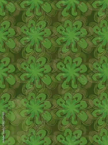 Abstract floral watercolor digital paper 