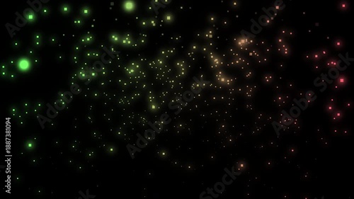 Space, galaxy, nebula, particles, blue, snow, animation, black, design, dust, science, starry, loop, illustration, astronomy, motion, cosmos, dark, universe, Christmas, stars, sky, night, light, parti