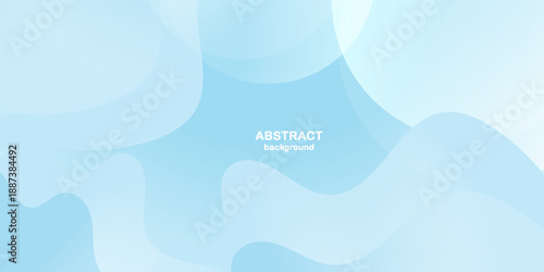 Soft blue gradient abstract background, semicircle shape, vector illustration.Creative element design in vetor illustration
