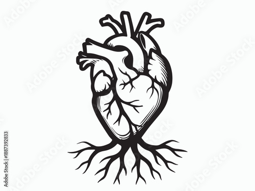 single lung vector with black icon color, white background, square canvas shape