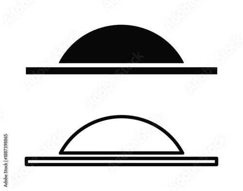 Optical illusion of the Necker cube visual perception paradigm line art illustration