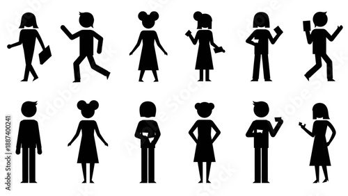 Paper airplanes flying upward in formation vector illustration, success and teamwork concept flat design